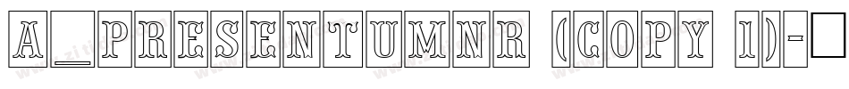 a_PresentumNr (COPY 1)字体转换
